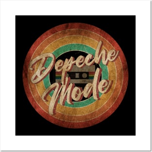 Depeche mode Vintage Circle Art Posters and Art